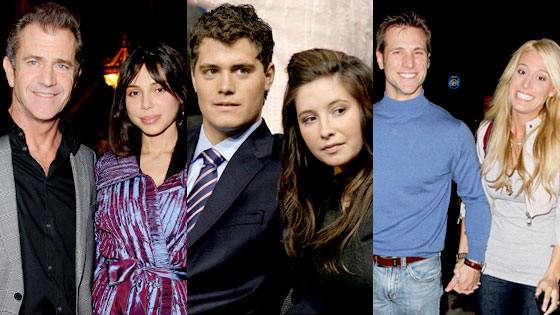 Mel Gibson, Oksana Grigorieva, Bristol Palin, Levi Johnston, Jake Pavelka, Vienna Girardi Mel Gibson, Oksana Grigorieva, Bristol Palin, Levi Johnston, Jake Pavelka, Vienna Girardi